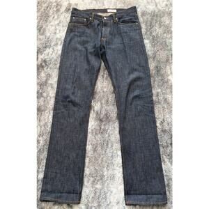 Gustin #75 Okayama Standard Japanese Selvedge Raw Denim Jeans 37x36 Straight Fit